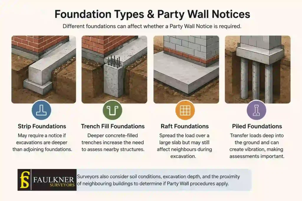 How Do Construction Methods Affect Party Wall Requirements? A Homeowner’s Guide 1 How Do Different Foundation Types Influence Party Wall Notices Sittingbourne?