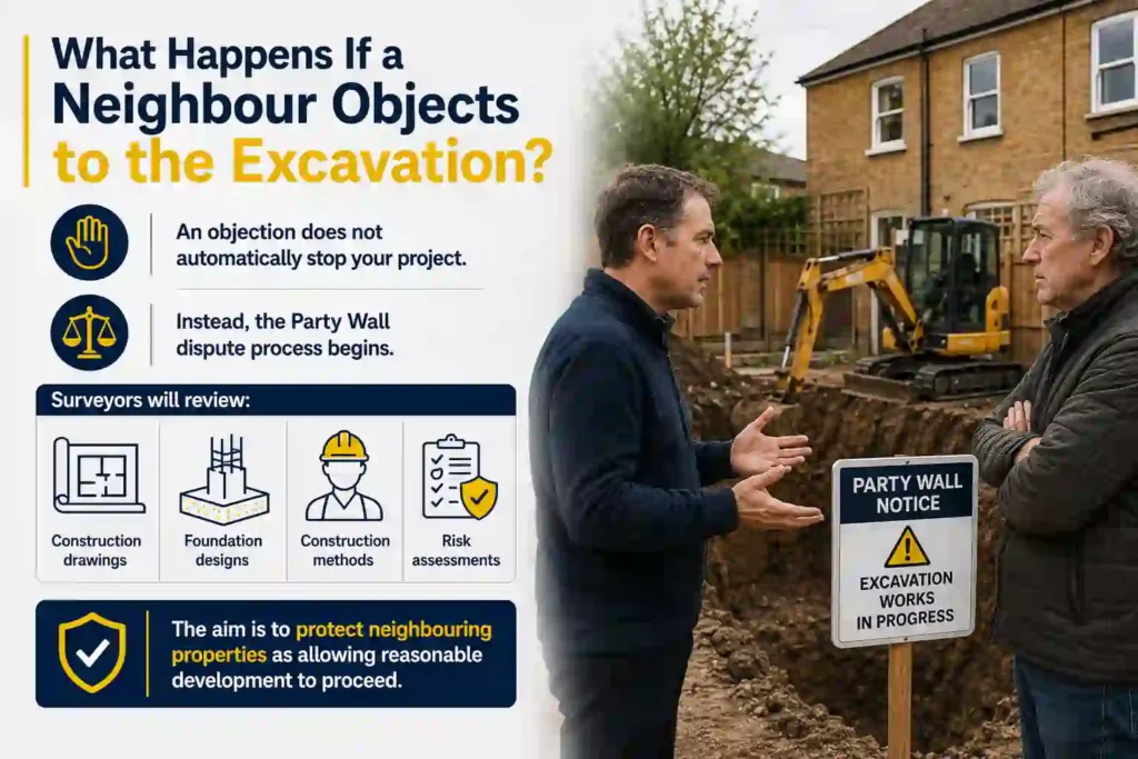 The Complete Guide to Section 6 Excavation Notices 3 What Happens If a Neighbour Objects to the Excavation Sittingbourne